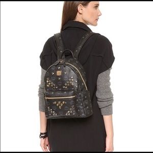 Gently Used Korean MCM M Stud Small Back Pack